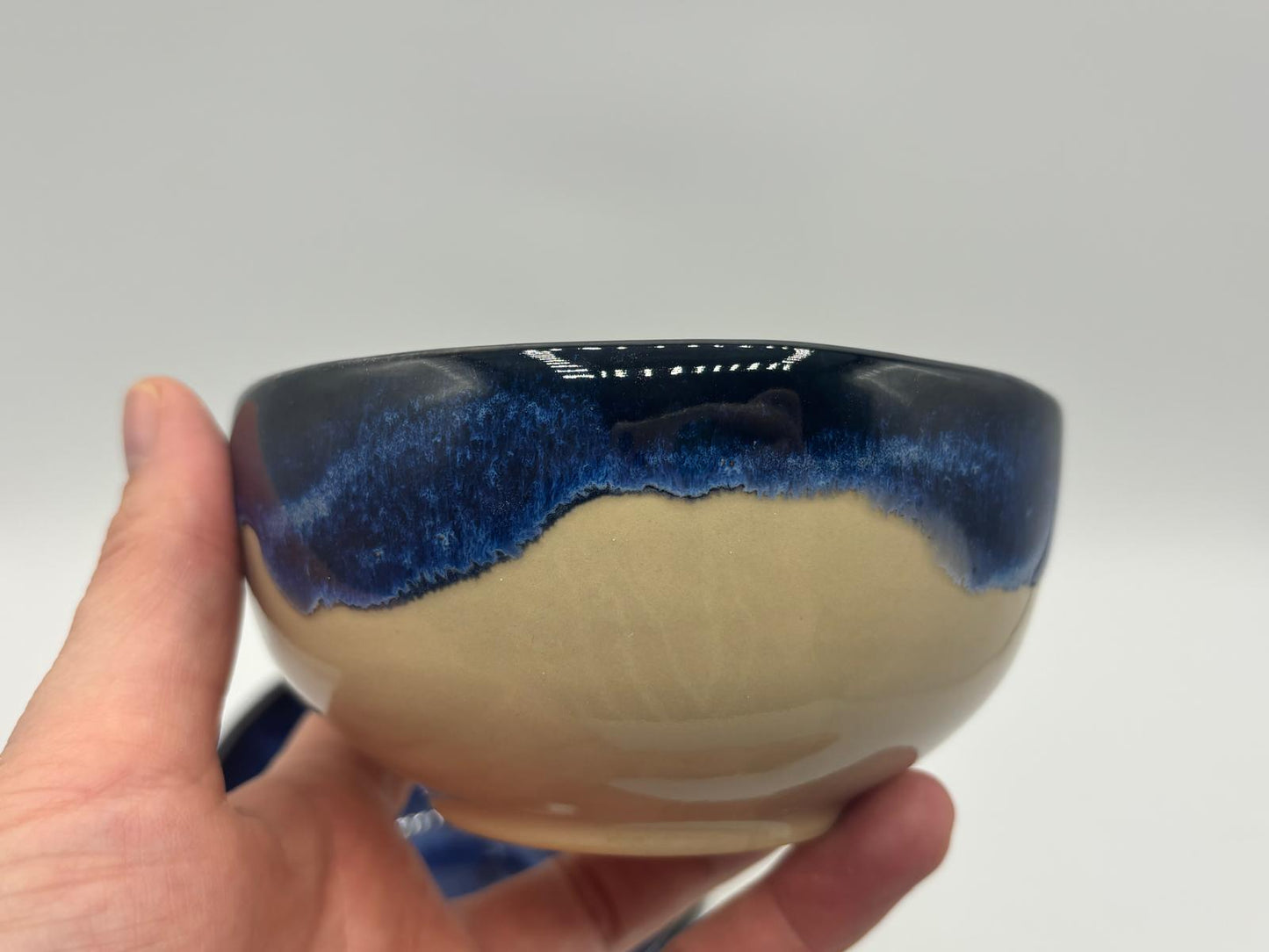 Set of 3 bowls blue
